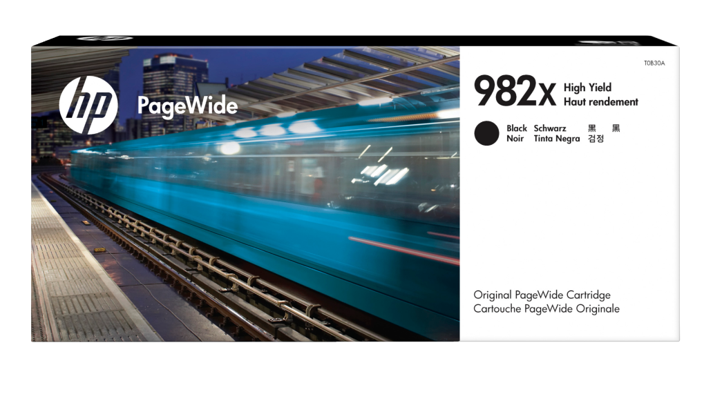 Buy T0B30A HP 982X High Yield Black Original PageWide Cartridge