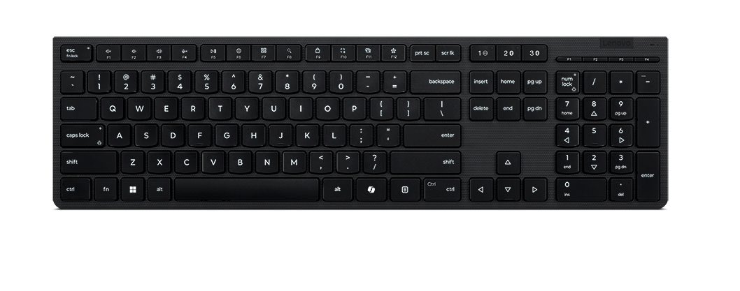 Buy Lenovo Professional Wireless Rechargeable Keyboard-Arabic 4Y41R64542
