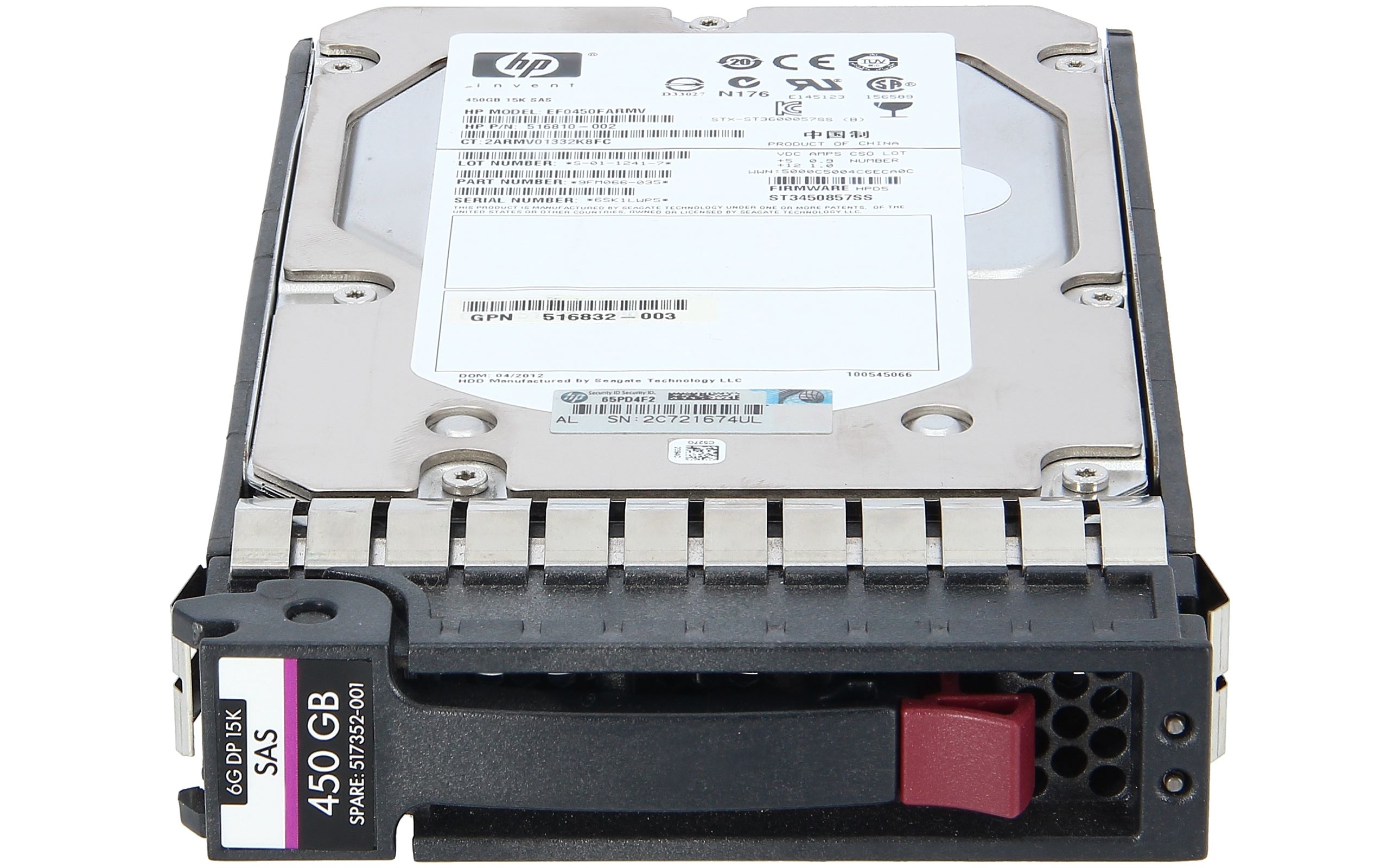 Buy 516816-B21 HP 450GB 6G SAS 15K 3.5in Dp ENT HDD