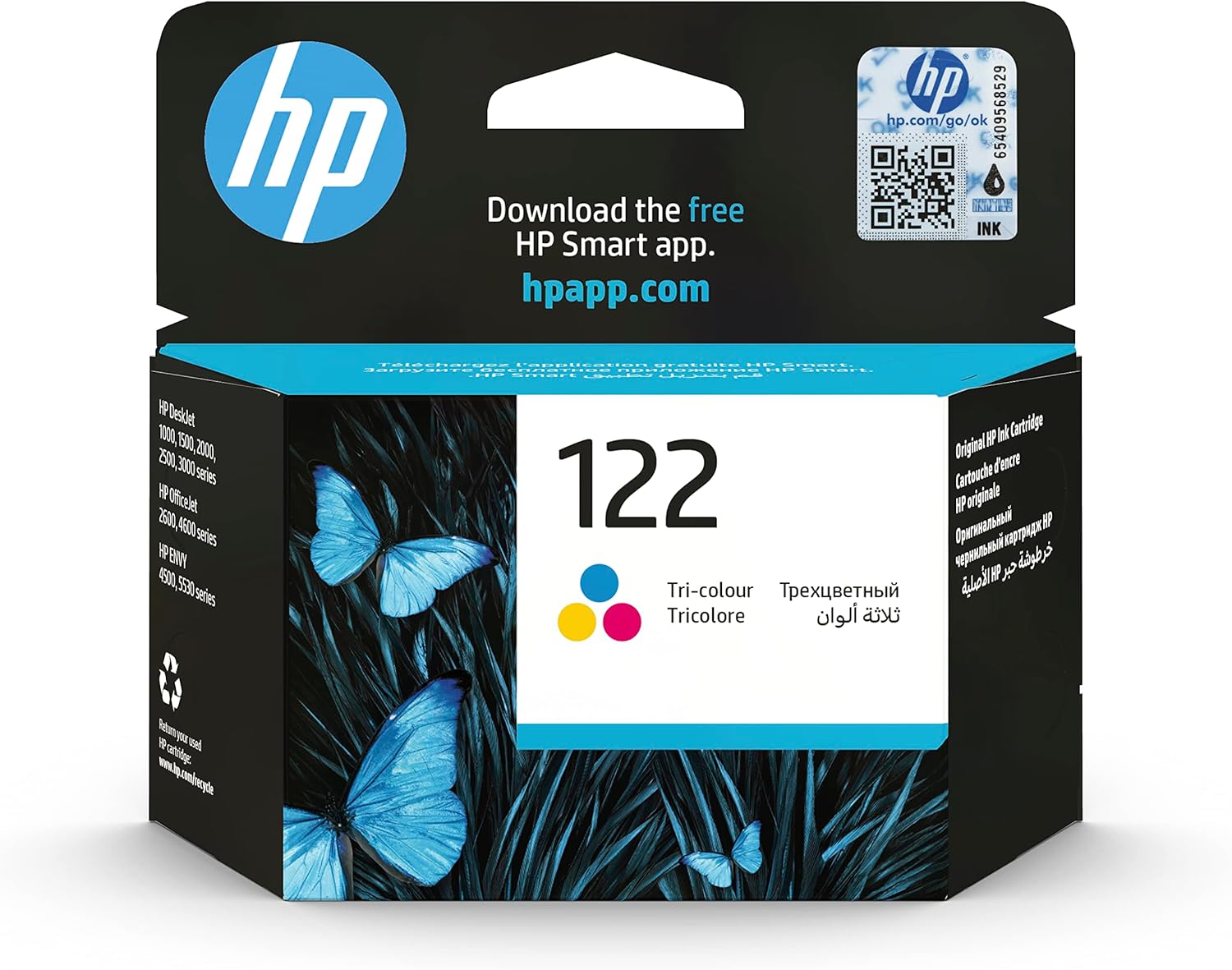 Buy CH562HK HP 122 Tri-color Original Ink Cartridge
