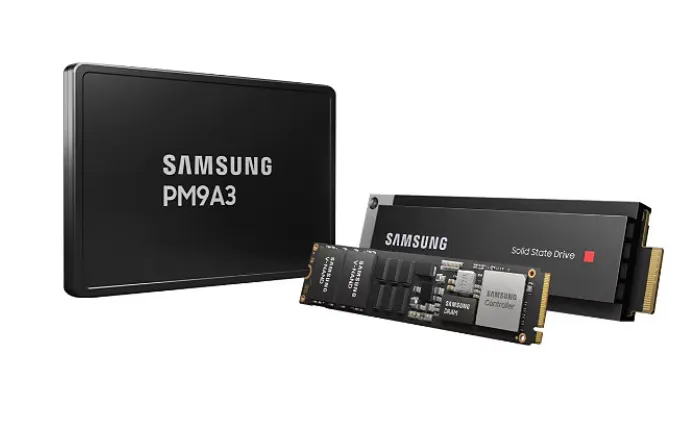 Buy Samsung PM9A3 - SSD - 960 GB - U.2 PCIe 4.0 x4 (NVMe) MZQL2960HCJR-00A07
