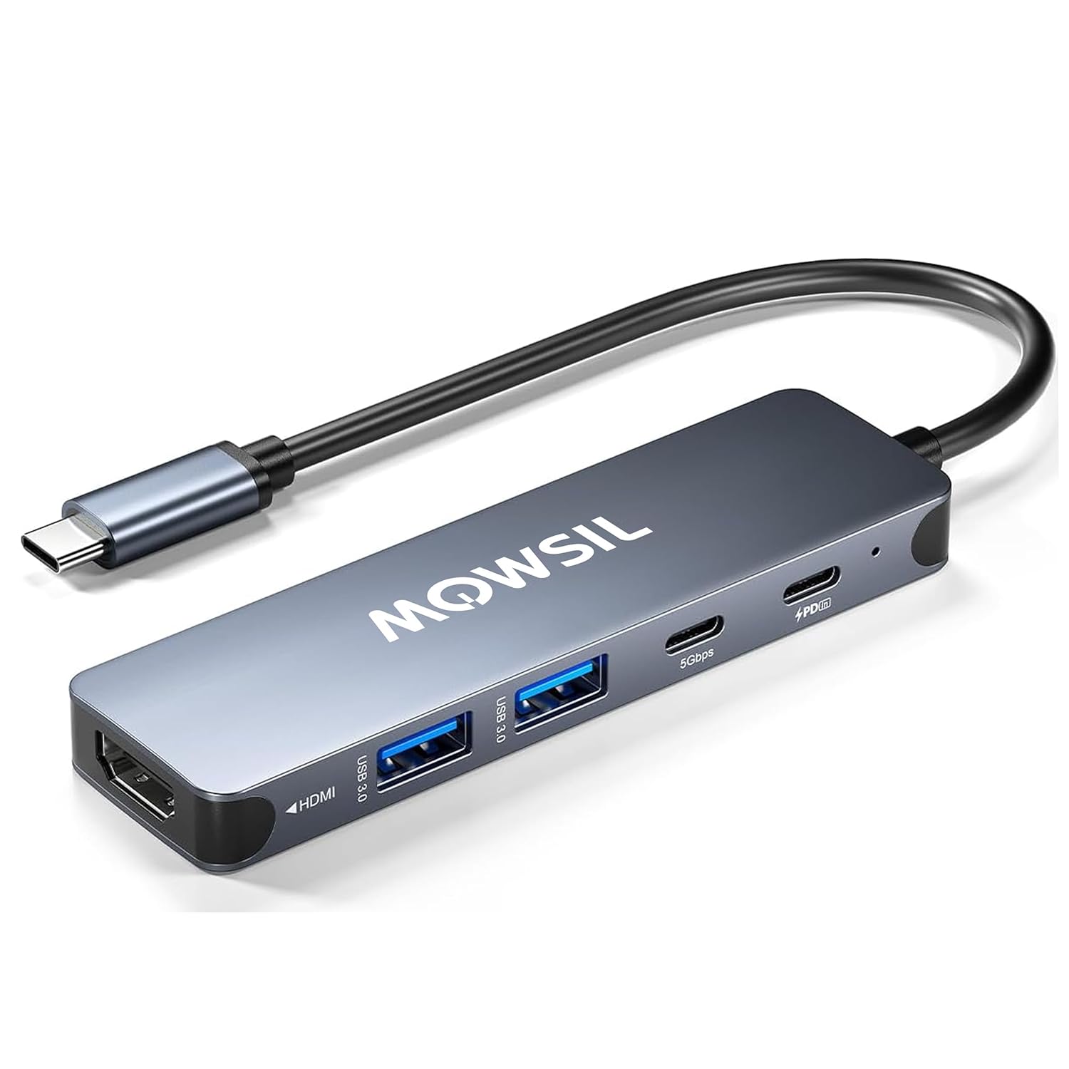 Buy Mowsil USB-C Hub 5 IN 1 Type-C MOCHB5