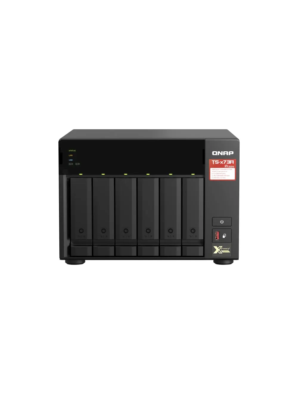 Buy QNAP TS-673A-8G NAS AMD Ryzen V1500B 8GB RAM 6-Bay NAS Server