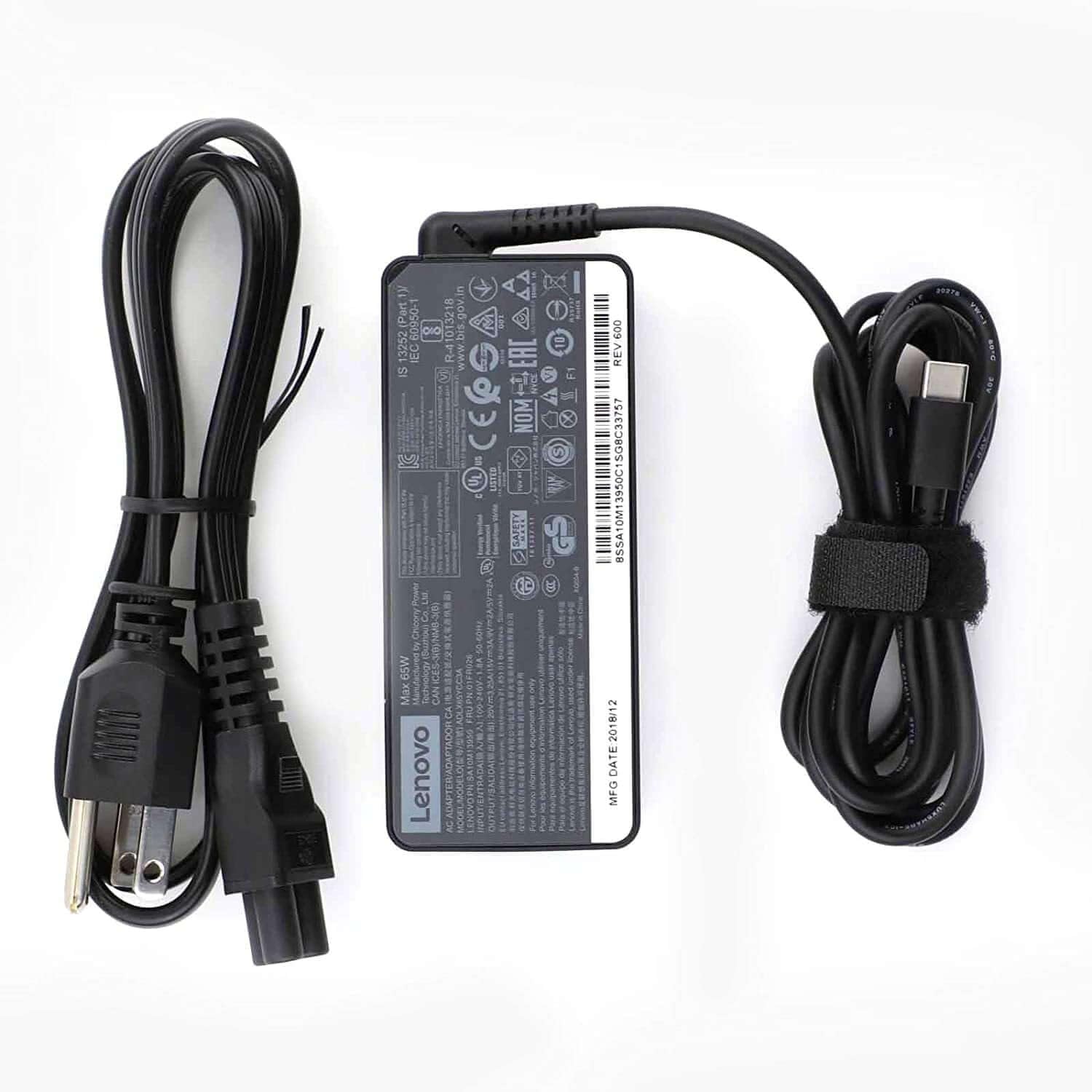 Buy Lenovo 65W Standard AC Travel Adapter (USB Type-C) G0A6N06