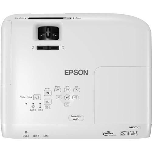 Buy V11H983020 Epson PowerLite W49 - 3LCD projector - portable - LAN
