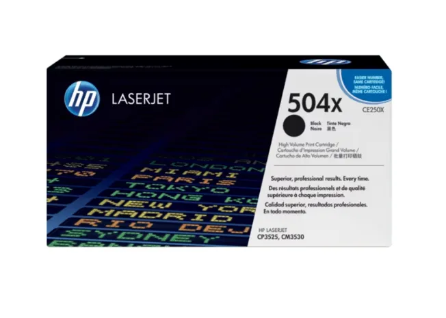 Buy HP 504X High Yield Black Original LaserJet Toner Cartridge CE250X