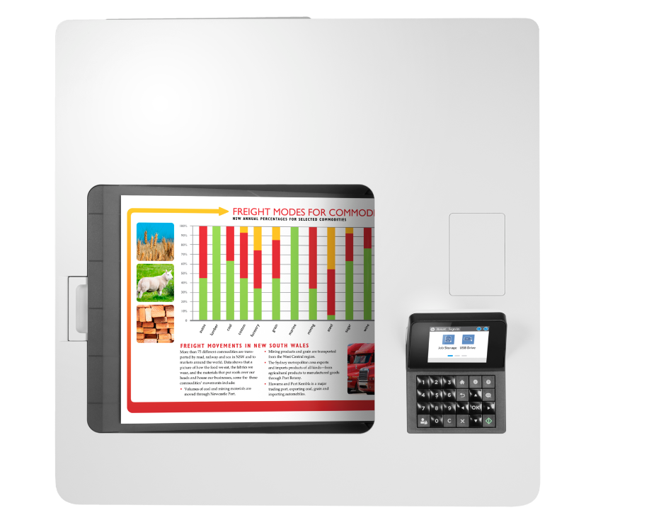 Buy 7ZU81A HP Color LaserJet Enterprise M554dn Printer