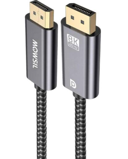 Buy Mowsil DP 8K 60Hz 1.4 Cable Braided 1Mtr  MOD8B1