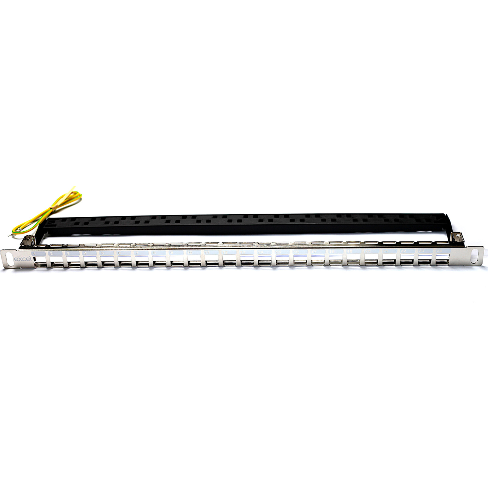 Buy 100-041 EXCEL 24-PORT KEYSTONE PATCH PANEL - 0.5U