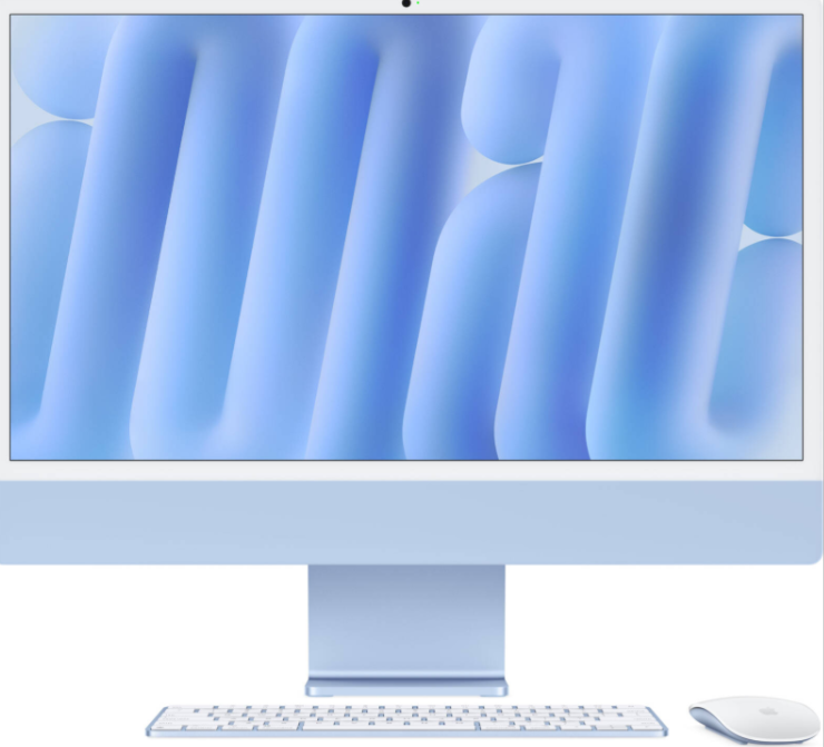 Buy Apple iMac (2024) AIO Desktop Computer, 24 4.5K Retina Standard Display Z1K5001TV