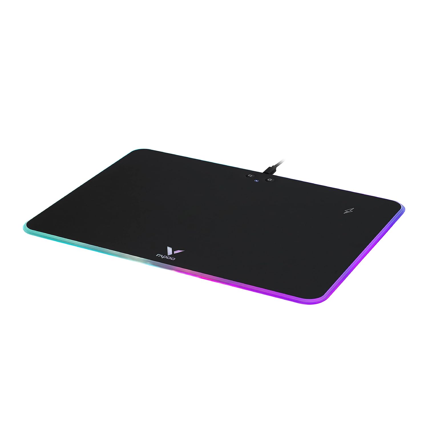 Buy RAPOO V10 RGB WIRELESS CHARGING LED MOUSE PAD, BLACK