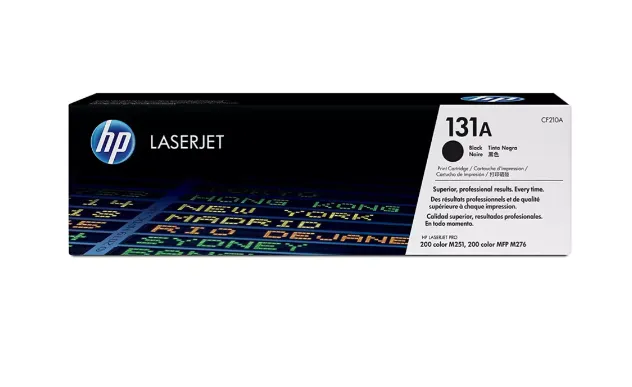 HP 131A Black Original LaserJet Toner Cartridge CF210A