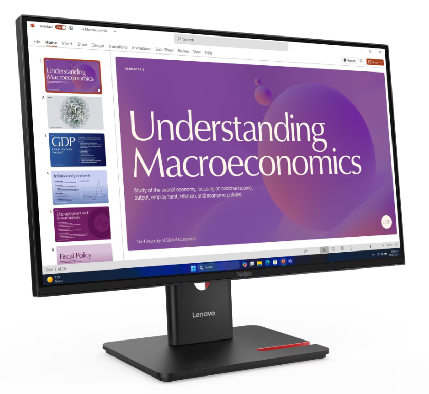 Buy Lenovo T24D-40 24 inch FHD Monitor 64B9GAT1UK