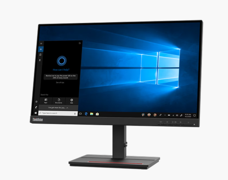 Buy Lenovo Monitor ThinkVision 23.8FHD S24e-20 VA Panel Black 62AEKAT2SA