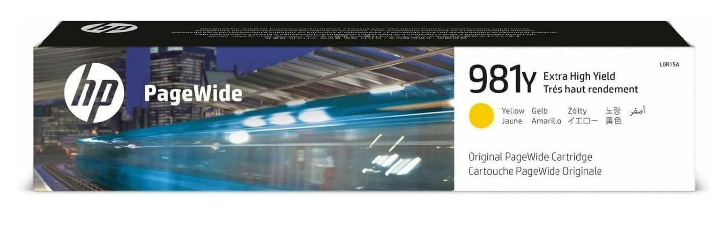 Buy L0R15A HP 981Y Extra High Yield Yellow Original PageWide Cartridge