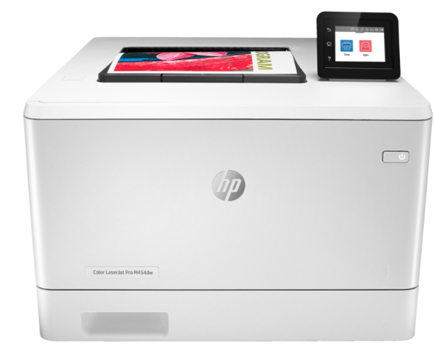 Buy W1Y45A HP COLOR LASER JET PRO M454DW PRINTER