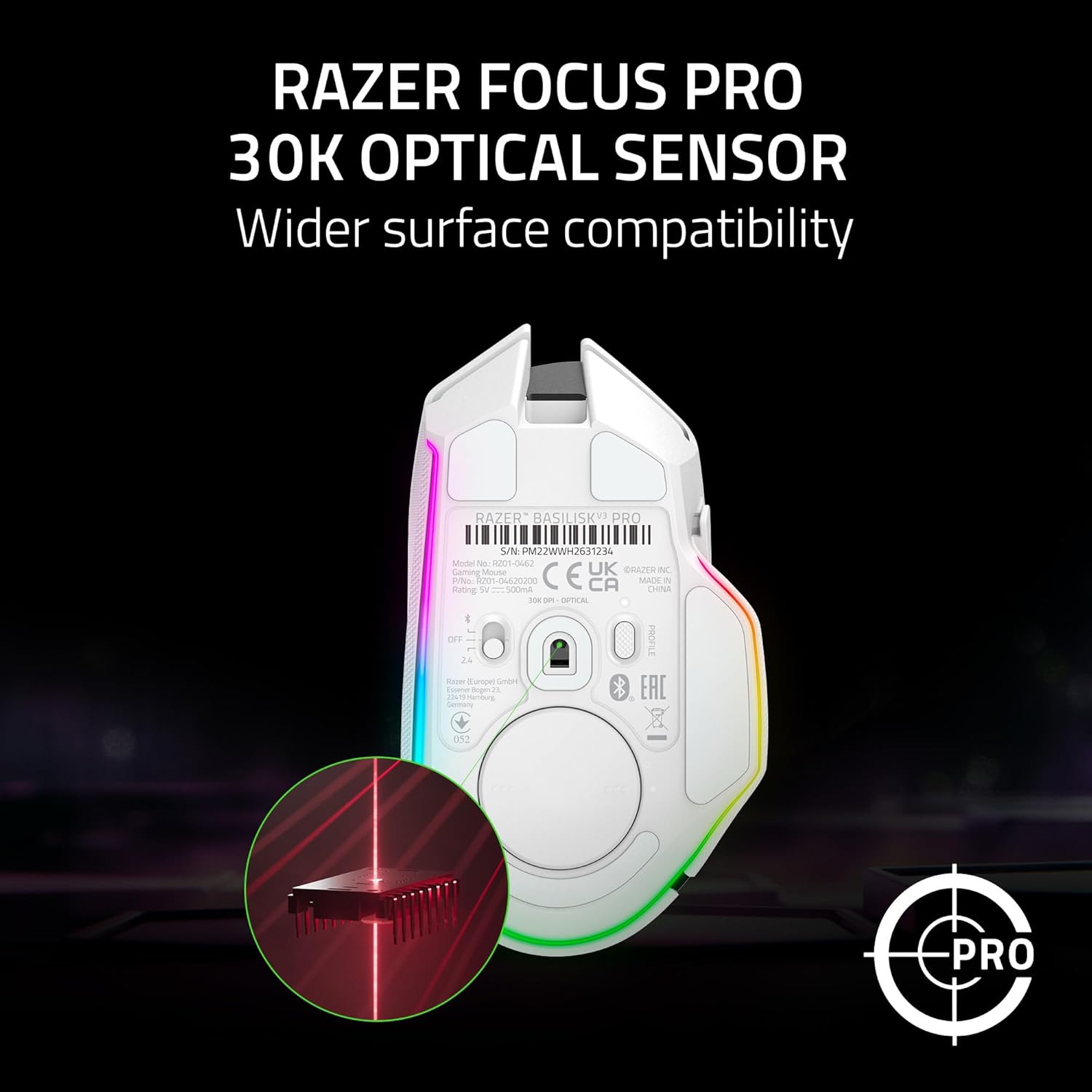 Buy Razer Basilisk V3 Pro Customizable Wireless Gaming Mouse RZ01-04620200-R3G1