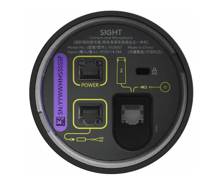 Buy Logitech Sight Tabletop Camera (Graphite) 960-001510