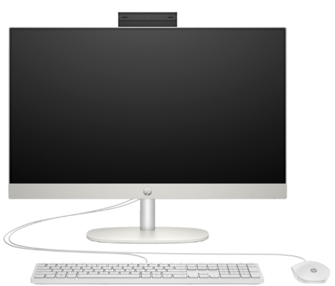 Buy HP AIO 24-df1059ny i5-1135G7 4GB/1TBHDD/23.8FHD-TCH/DOS/WHITE/ENG (4X5F2EA#B1R)