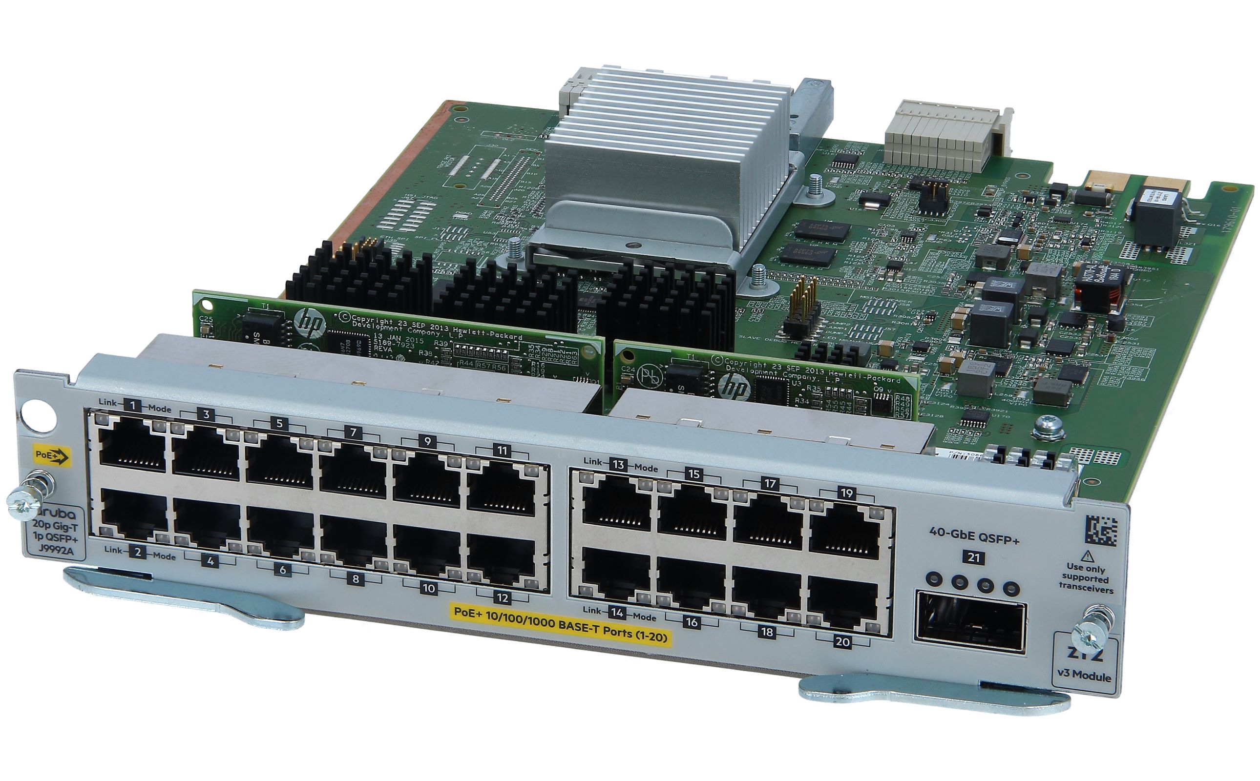 Buy J9992A Aruba 20p PoE+1p 40GbE QSFP+v3 zl2 Mod