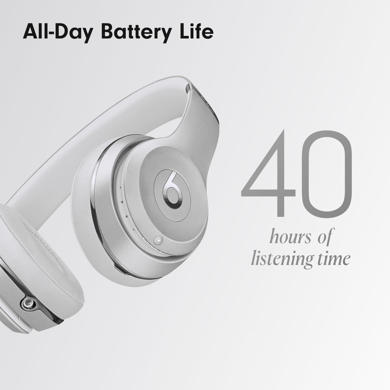 Buy BEATS SOLO-3 WIRELESS HEADPHONE SILVER MX432LL