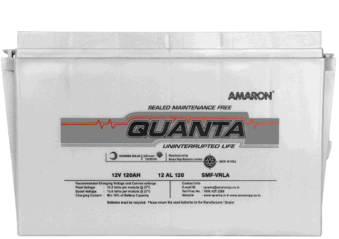 Buy Amaron Quanta 120AH SMF Battery 12AL120