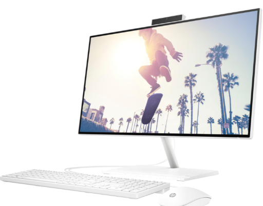 Buy HP AIO 24-cr0299nh i3-1315U 8GB/512GBSSD/23.8FHD/N-TCH/DOS/WHITE/ENG