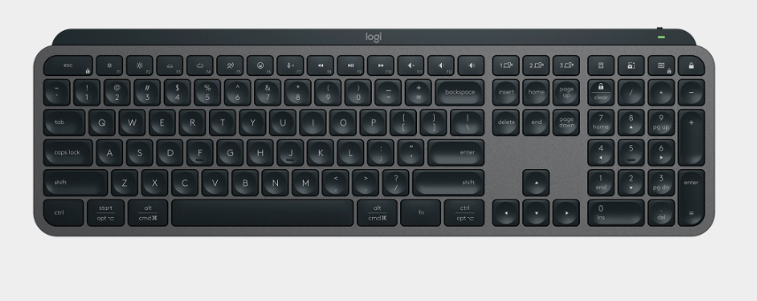 Buy Logitech Keyboard Wireless - MX Keys S English & Arabic (Graphite) 920-011595