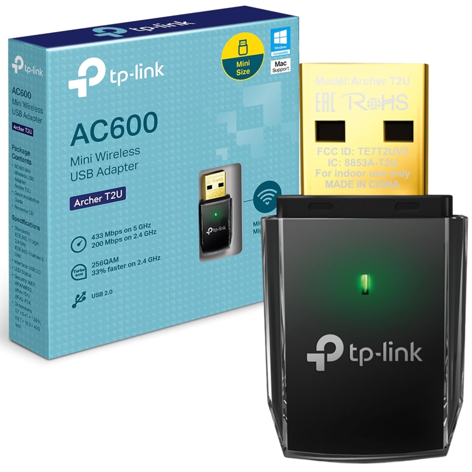Buy Tp-Link Dual band USB W/ls Adaptor Archer T2u
