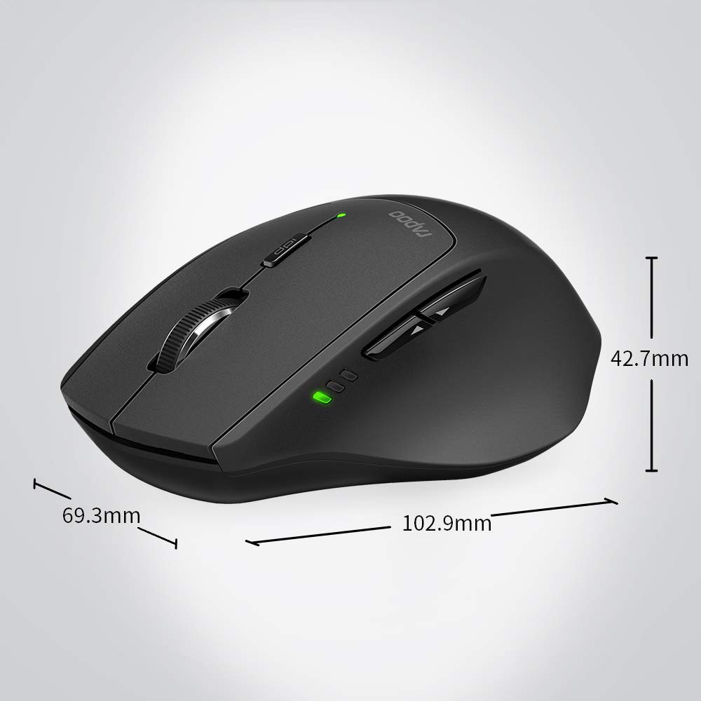 Buy RAPOO MT550 MOUSE MULTIMODE BLACK