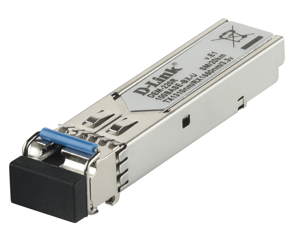 Buy DEM-220R 100Base-BX-U Single-Mode 20KM SFP Transceiver (TX-1310/RX-1550 nm)