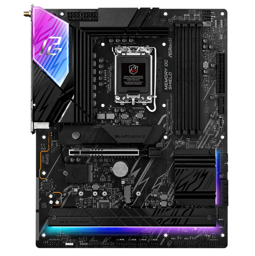 Buy ASRock B860 Lightning WiFi DDR5 PCIe 5.0 ATX Motherboard 90-MXBR20-A0UAYZ