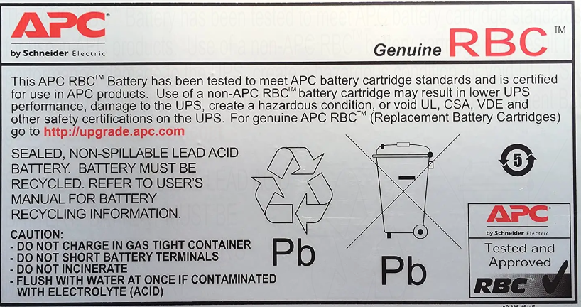 Buy APC UPS Battery Replacement Cartridge or Smart-UPS  RBC23