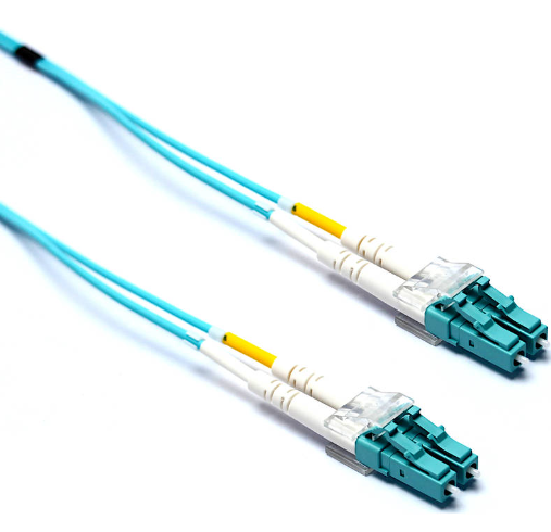 Buy 204-301 EXCEL OM4 LC-LC DUPLEX P/LEAD 50/125 2M AQUA
