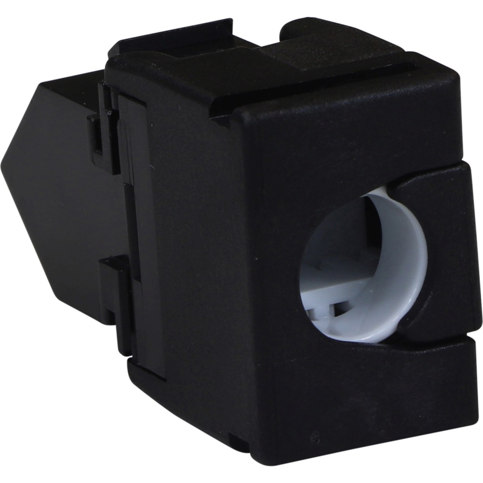 Buy 100-213-24 EXCEL CAT6 ANGLED UTP TOOLLESS JACK 180deg-BLACK - PK24