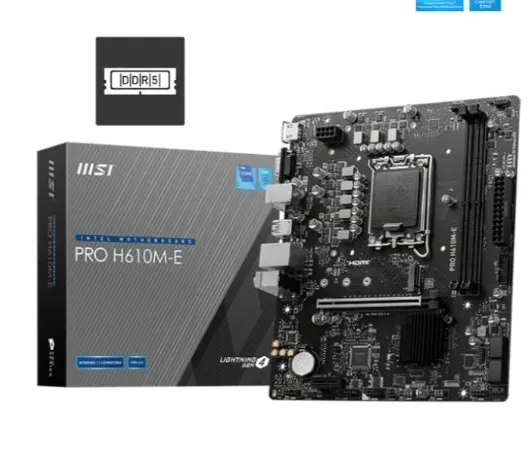 MSI PRO H610M-E DDR5 Motherboard 911-7D48-075 LGA1700