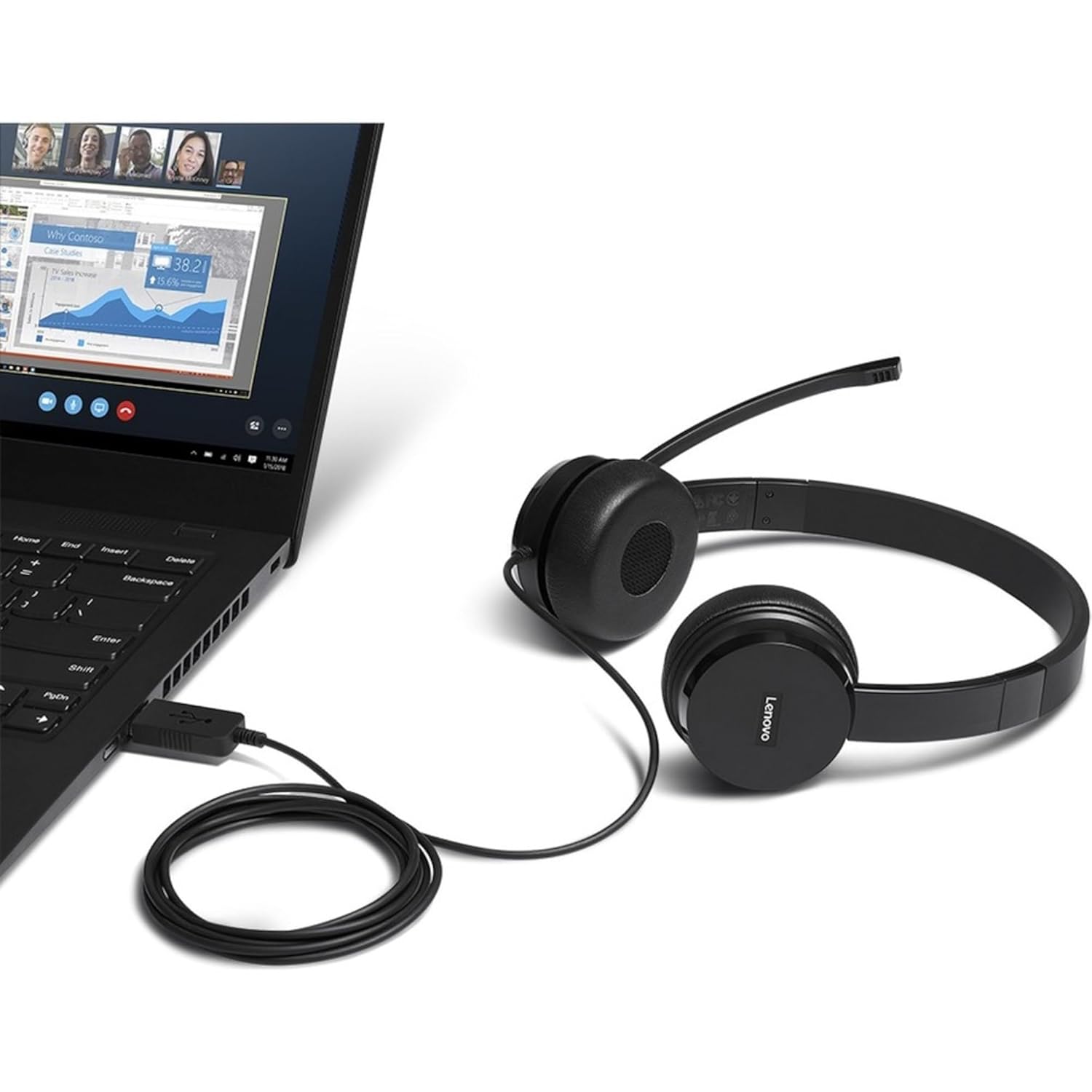 Buy Lenovo 100 USB Headset  4XD0X88524