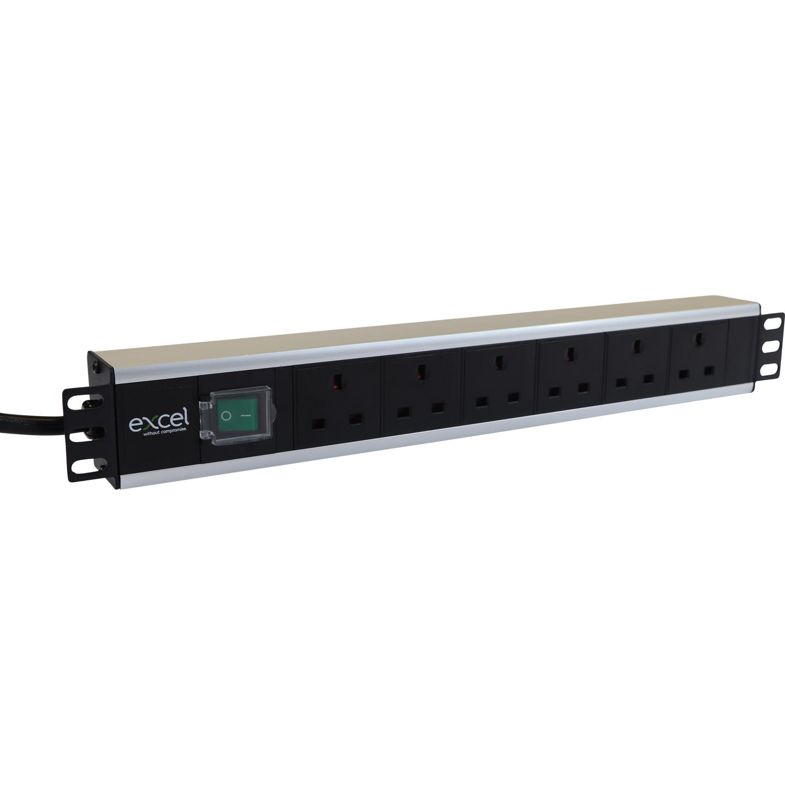 Buy D16-6H-EXL EXCEL 6-WAY SWITCHED POWER STRIP HORIZONTAL 16AMP