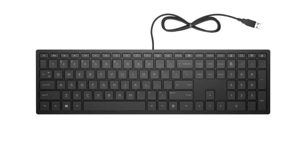 Buy HP PAVILION 300 WIRED SLIM KEYBOARD ARAB 4CE96AA#ABV