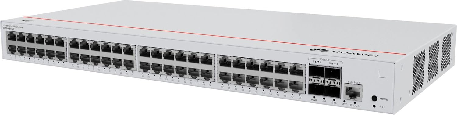 Buy Huawei Switch S310-48P4X (48*GE ports(380W PoE+) S310-48P-4X