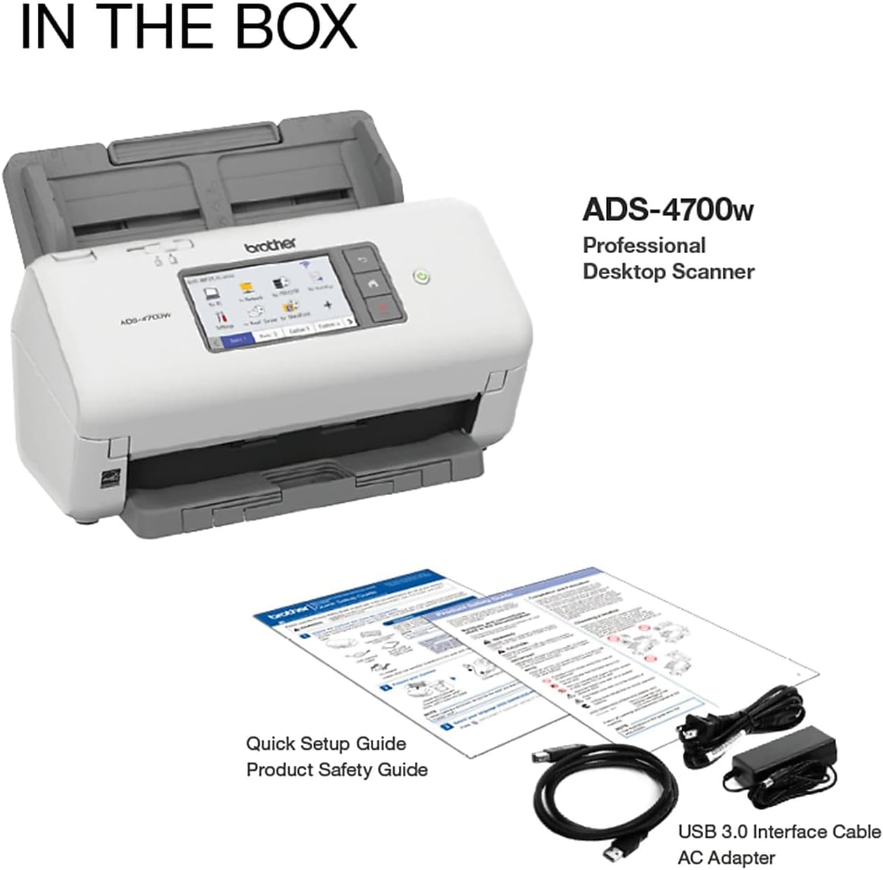 Buy Brother  Professional Desktop Document Scanner Ads-4700W
