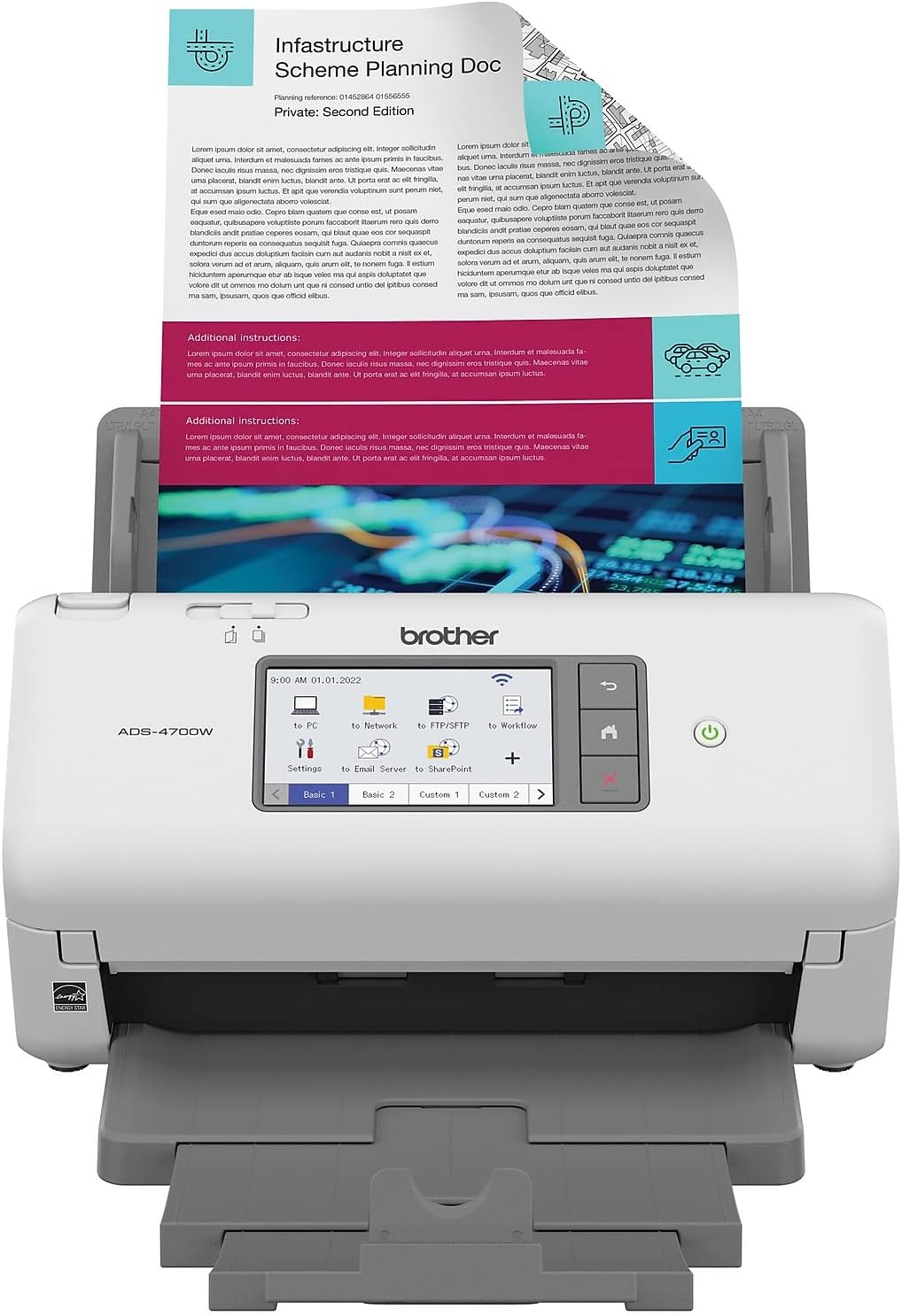 Buy Brother  Professional Desktop Document Scanner Ads-4700W