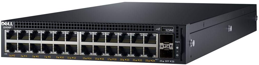 Buy Dell Networking X1026P Smart Web Managed Switch, 24x 1GbE PoE  210-1026P