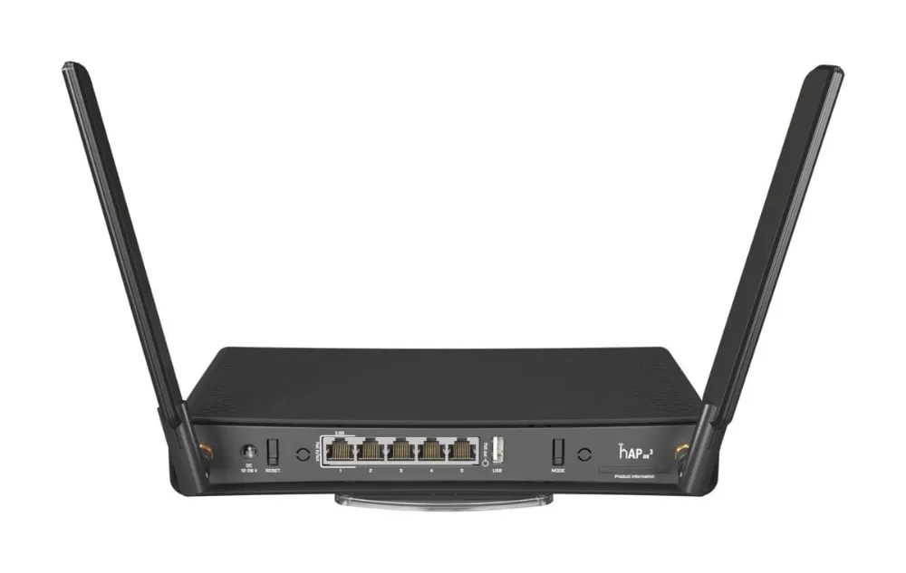 MikroTik hAP ax3 Wi-Fi 6 Router Quad-Core 1.8 GHz