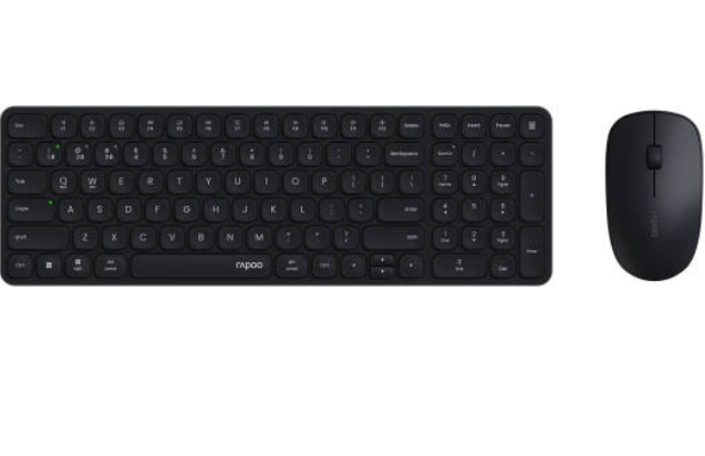 Buy Rapoo Wireless Combo (KB+MSE) Multimode Slim Black 9320M