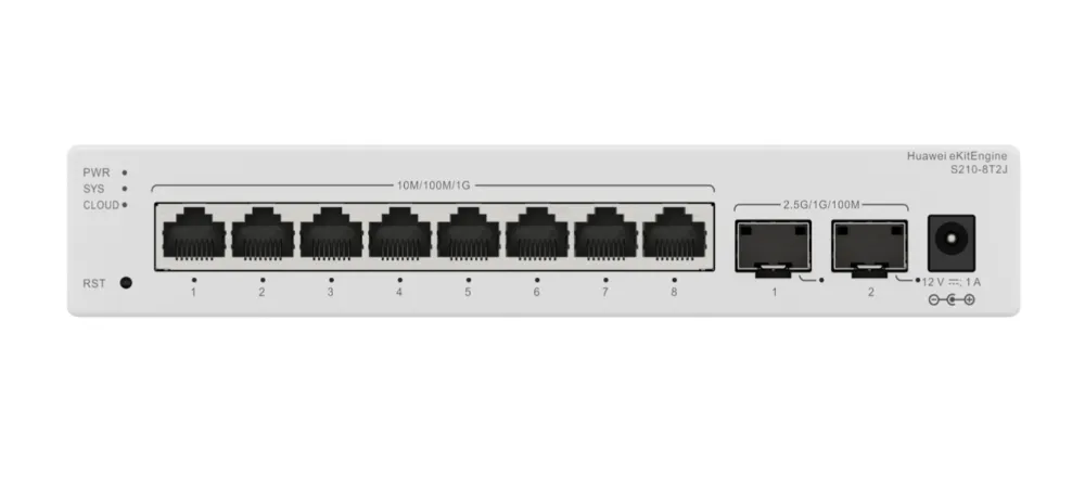 Buy Huawei S210-8T2J Gbit Cloud Switch 8 Port PoE+ 2 Port SFP