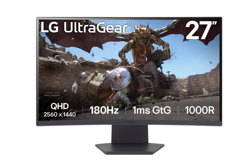 Buy 27GS60QC-B.AMAQ LCD Monitor 27 (OS, Wide) curved gaming monitor