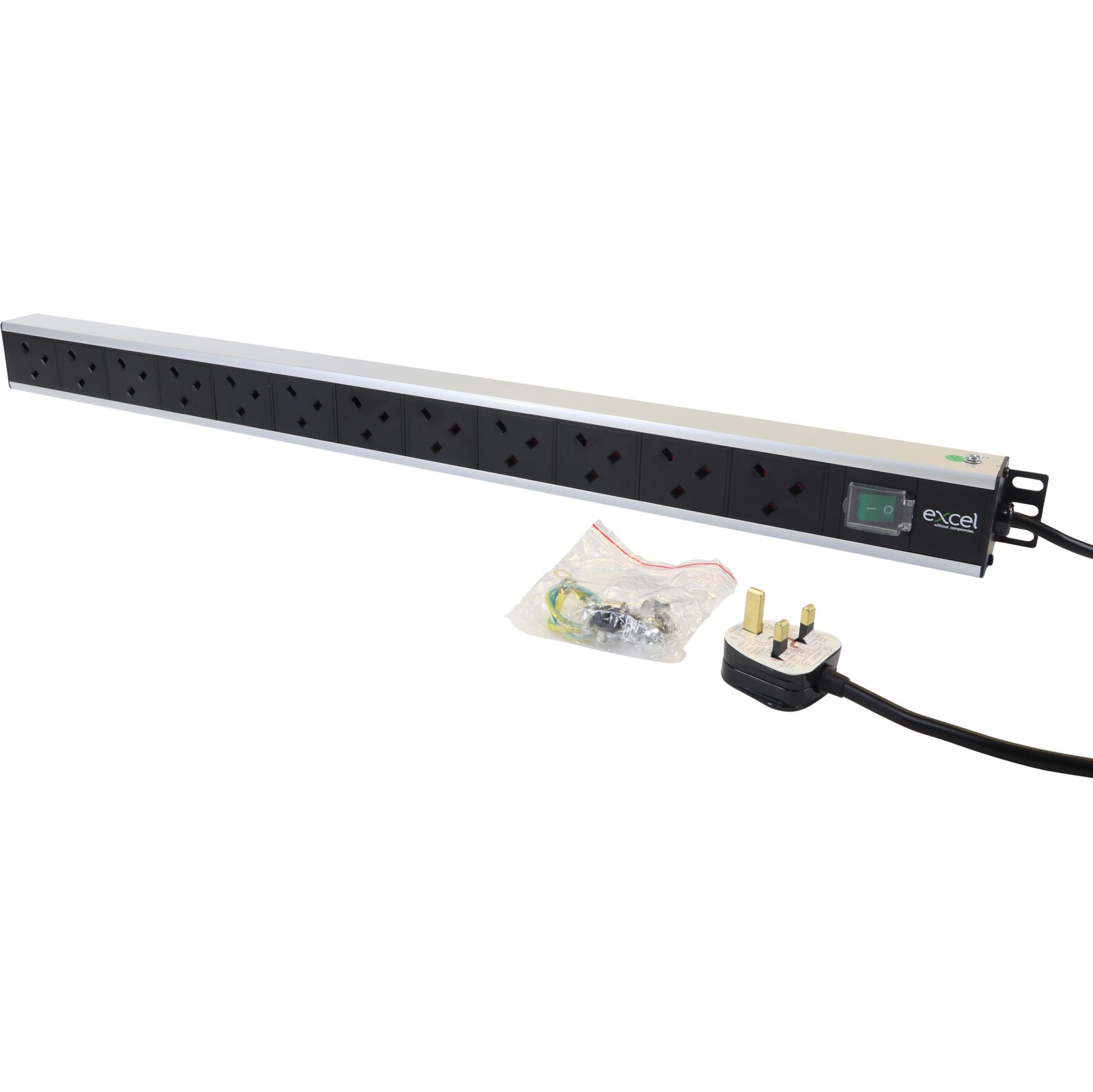 Buy D13-12-EXL EXCEL POWER STRIP 12 WY VERT