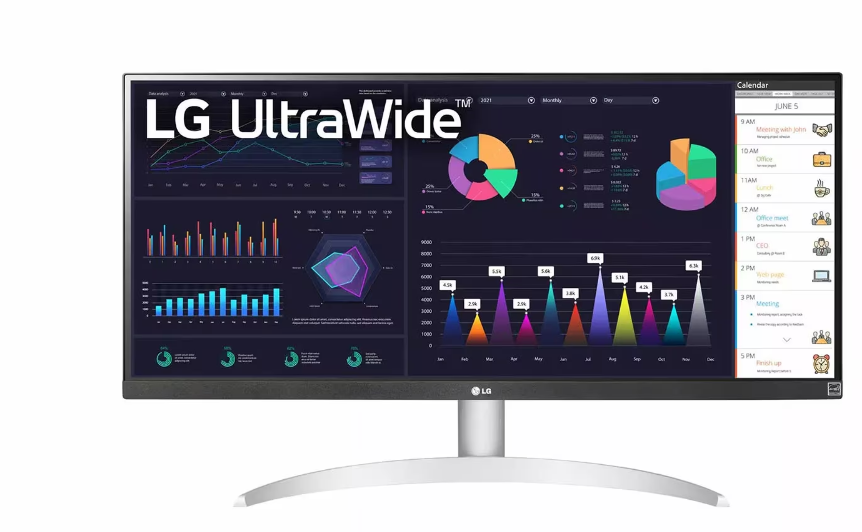 Buy 29WQ600-W.AMA Standard HDMI / VGA - 100Hz - Spk