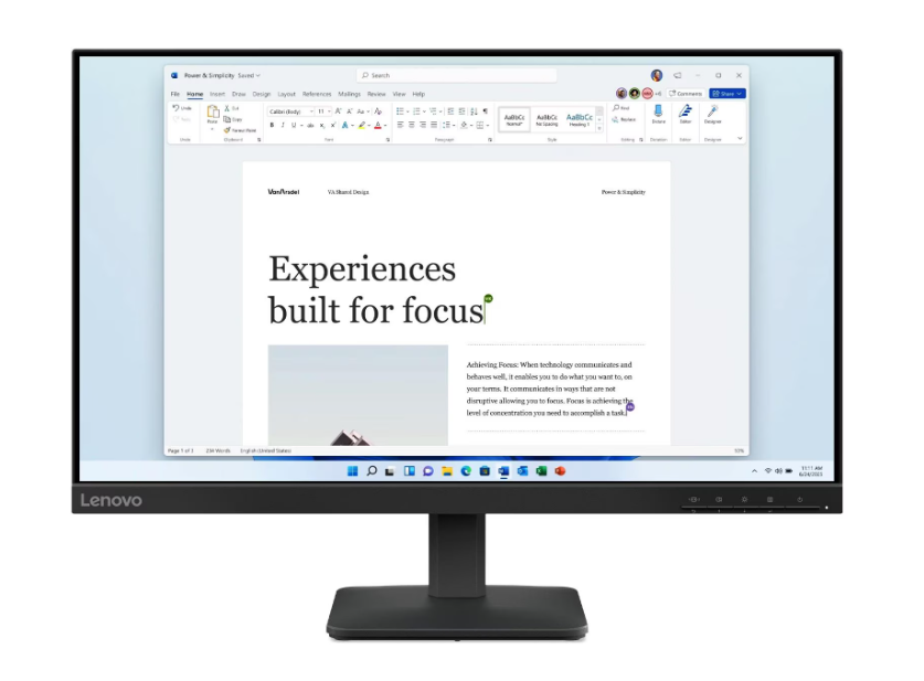 Buy Lenovo ThinkVision T24t-20 23.8 Inch FHD IPS,1920x1080 , Touch Monitor 62C5GAT1UK